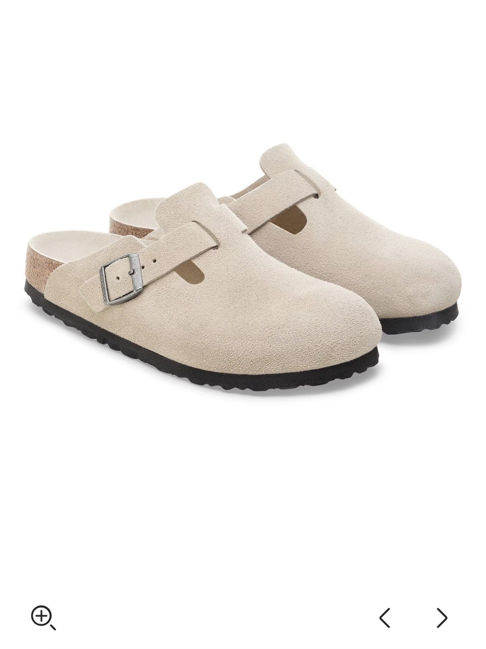 Birkenstock Boston clog oyster tonal